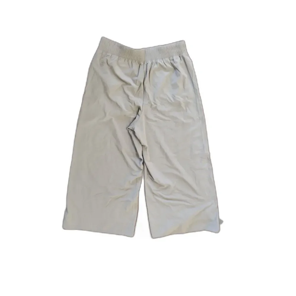 Lululemon Stretch Woven High-Rise Wide-Leg Cropped Pant, Taupetastic, Size M - Picture 6 of 10